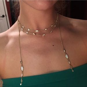 KS OPAL CHOKER AND NECKLACE - EMELINA